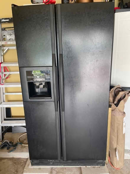 Photo of free Garage Fridge/Freezer (Jersey Village) #1