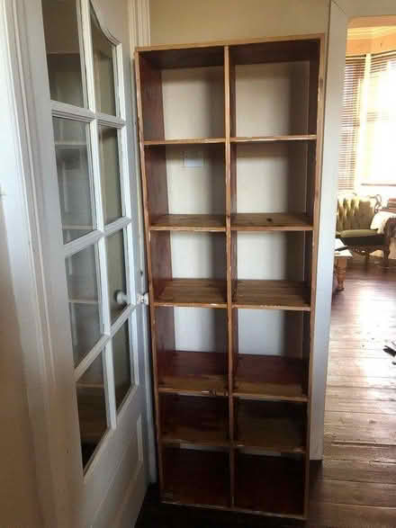 Photo of free Tall wooden cubby (Newton Heath)