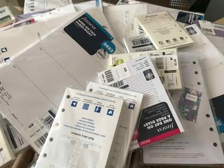 Photo of free Filofax Inserts (Rotherhithe) #2