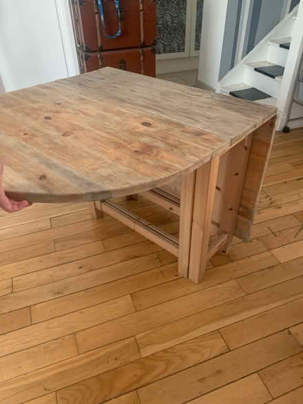 Photo of free Foldable solid wood table (N1 Dalston) #3