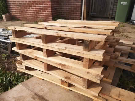 Photo of free 4 wooden pallets (Bowbridge GL5) #1
