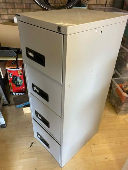 Photo of free Old school metal filing cabinet (Ancaster) #1