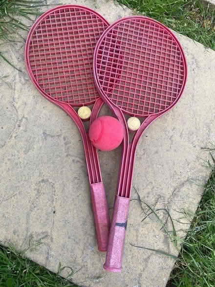 Photo of free Plastic racquets and foam ball (Jennett's Park RG12) #1