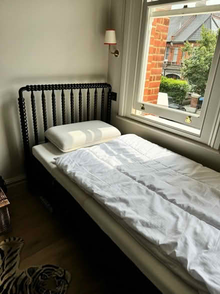 Photo of free Black bobbin single bed (NW2) #1