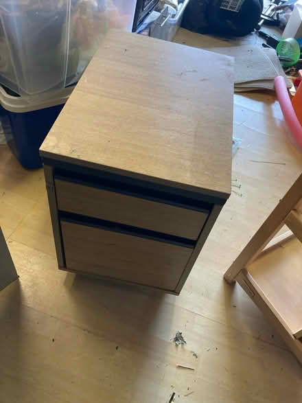 Photo of free Wooden filing cabinet (Ancaster) #1