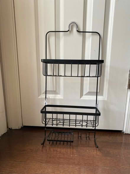 Photo of free Black medal shower caddy (Capitol Hill, Duncan St NE) #1