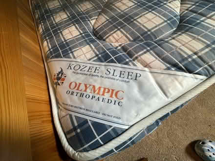 Photo of free Wooden bunk beds & single mattress (Over, Cambridgeshire) #4