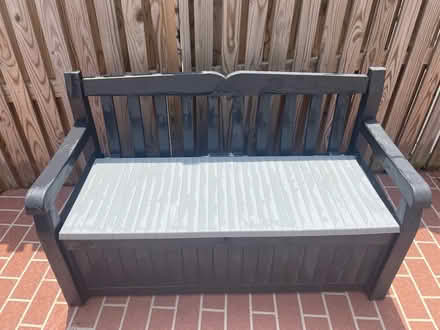 Photo of free Outdoor storage bench (Chantilly, VA) #3