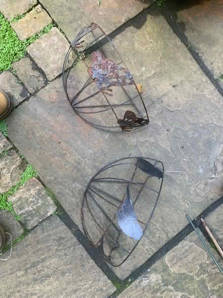 Photo of free Two small half moon hanging baskets (Edinburgh, Broughton, EH3) #1