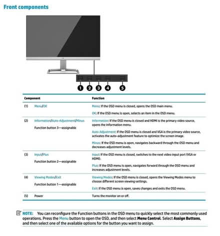 Photo of free hp 23.8 inch monitor (Lower Earley RG6) #2