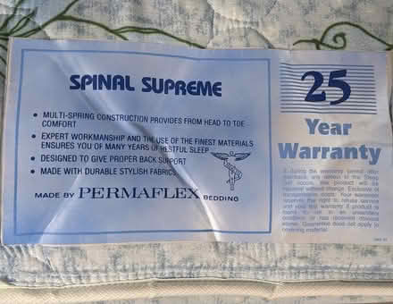 Photo of free Double mattress (Cabbagetown) #1