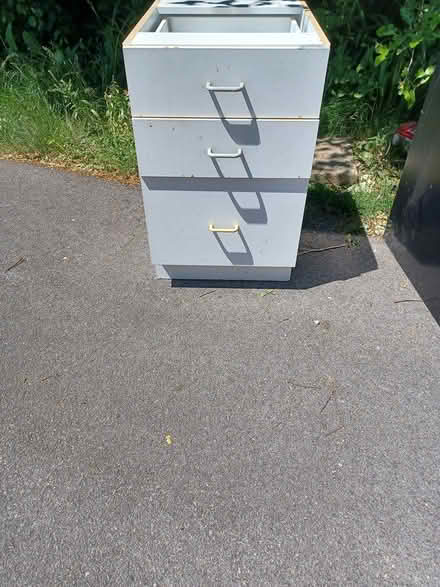 Photo of free Kitchen base cabinet (Golf & Waukegan) #1