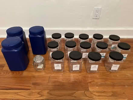 Photo of free Various plastic jars (La Crescenta, CA) #1
