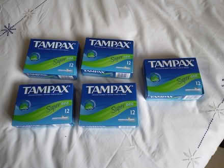 Photo of free Tampons: 5 boxes of Super Tampax (Bosham, Chichester) #1