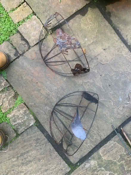 Photo of free Two small half moon hanging baskets (Edinburgh, Broughton, EH3) #2