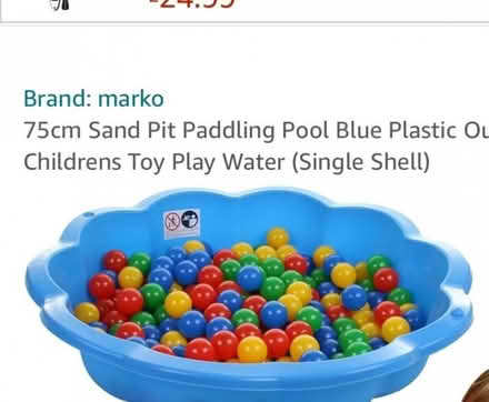 Photo of Kids sand pit/ pool (Newport Pagnell MK16) #1