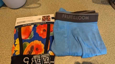 Photo of free Brand new never worn men's boxers (James & Kent) #1