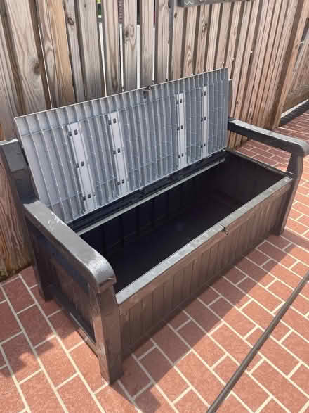 Photo of free Outdoor storage bench (Chantilly, VA) #2