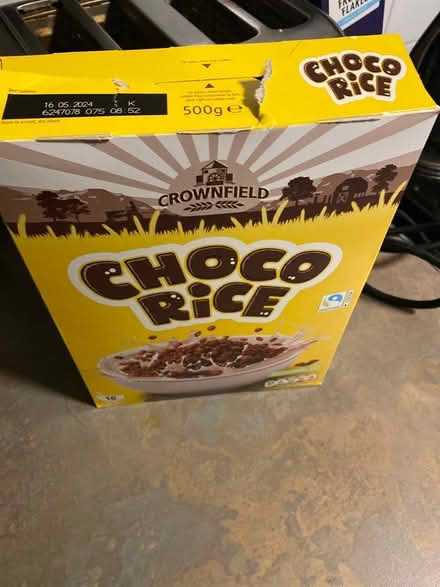 Photo of free Choco rice , unopened inside (Surrey quays) #1