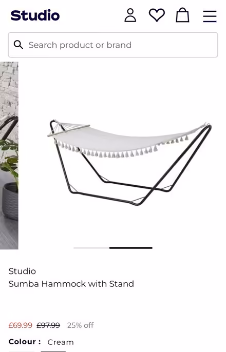 Photo of free 300x100x80cm Hammock (St Albans) #1