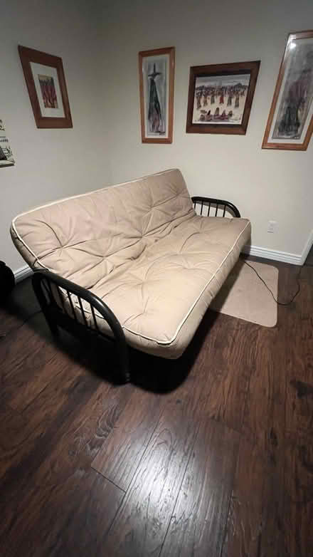 Photo of free Old futon with mattress protector (Scottsdale) #2