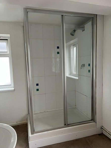 Photo of free Shower tray glass wall+ fittings (Didsbury M20) #2