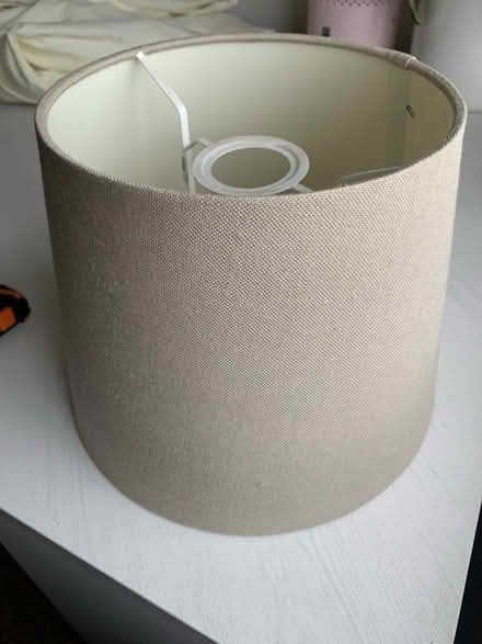 Photo of free Cream/tan lampshade (Harrogate) #3