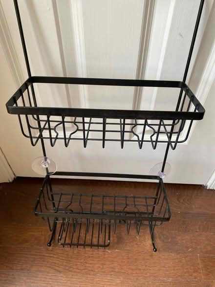 Photo of free Black medal shower caddy (Capitol Hill, Duncan St NE) #2