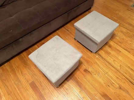 Photo of free 2 Mini Ottomans, with storage (La Crescenta, CA) #2