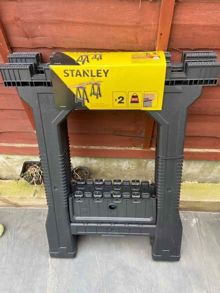 Photo of free Stanley work bench legs (Billericay - Mountnessing road) #1