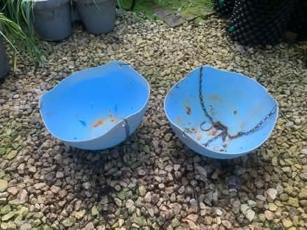 Photo of free Two blue hanging baskets (Edinburgh, Broughton, EH3) #3