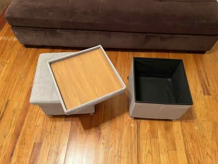 Photo of free 2 Mini Ottomans, with storage (La Crescenta, CA) #3
