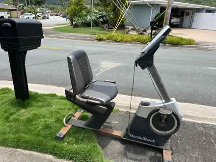 Photo of free NordicTrack recumbent exercise bike (Enchanted Lake) #1