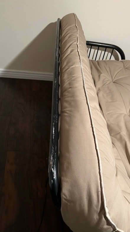 Photo of free Old futon with mattress protector (Scottsdale) #3