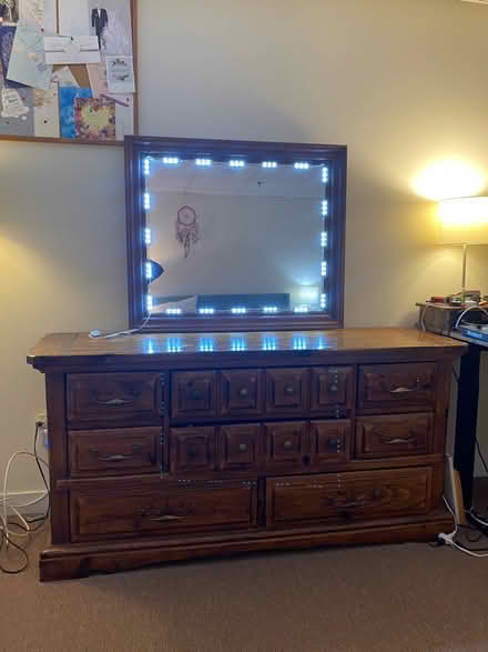 Photo of free Dresser with vanity and lights (Harvard Square) #1