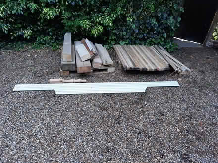Photo of free wood and 8mm glass (Chislehurst) #1