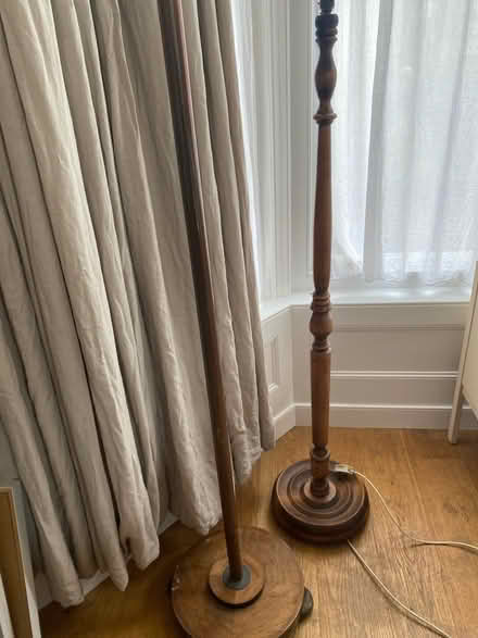 Photo of free 2 antique standard lamps (Oldfield Park, Bath) #1