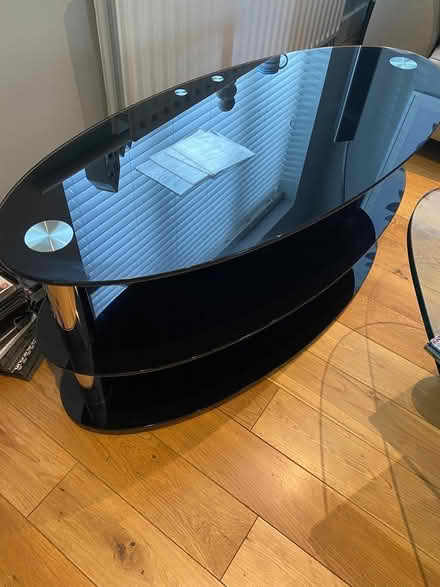 Photo of free TV stand - glass (Hitchin) #1