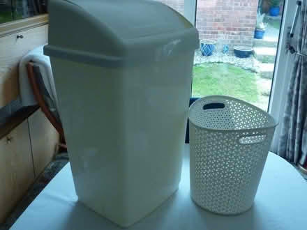 Photo of free Swing Top Bin and Waste Paper Bin (Popley RG24) #1