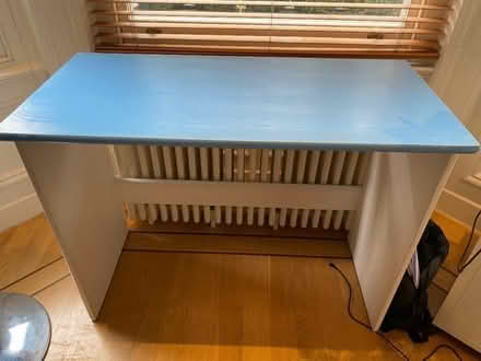 Photo of free Lovely blue desk / table (Earls Court SW5) #2