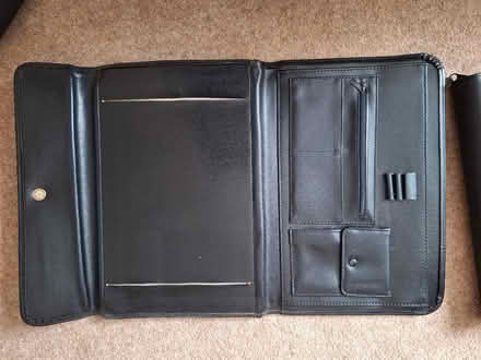 Photo of free 2 x A4 leather effect conference portfolio folders (Ossett WF5) #2