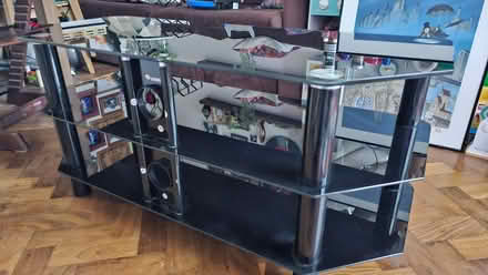 Photo of free Glass Black TV Bench (SW15 Putney Heath) #4