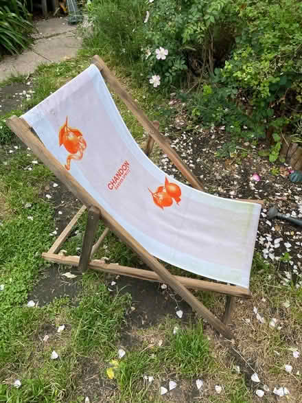 Photo of free 2 Chandon deck chairs (SW11 near Battersea Park Road) #1