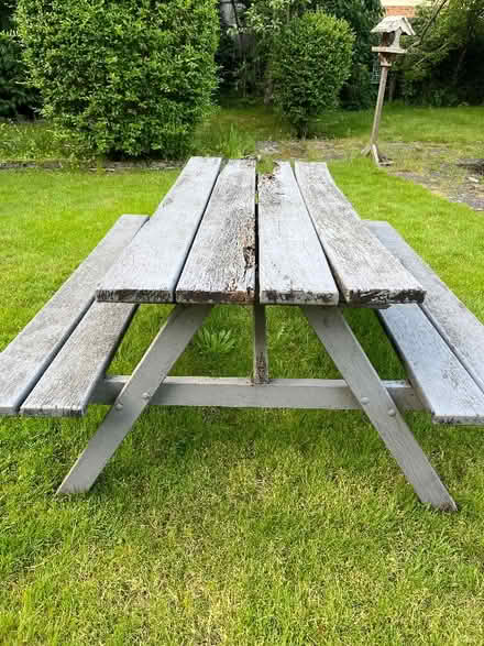 Photo of free Wooden picnic bench (Long Ditton KT6) #3