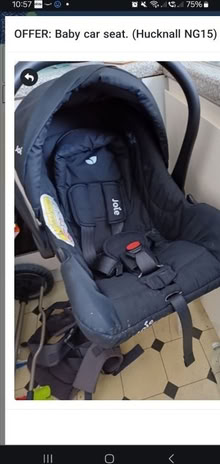 Photo of free Baby car seat (Hucknall NG15)