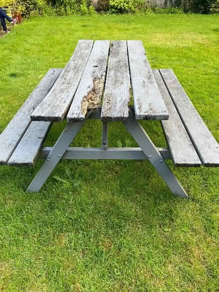 Photo of free Wooden picnic bench (Long Ditton KT6) #1