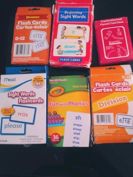 Photo of free Protractor, compass, & flashcards (Congress Heights) #1
