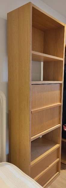 Photo of free Furniture with 2 drawers, shelves and foldable little table (Oxford OX1) #3