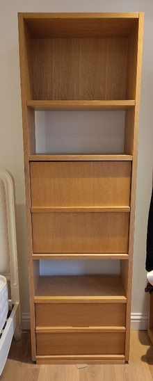Photo of free Furniture with 2 drawers, shelves and foldable little table (Oxford OX1) #2