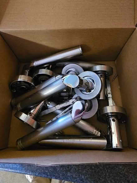 Photo of free 4 pairs of chrome door handles (Great Holm MK8) #1